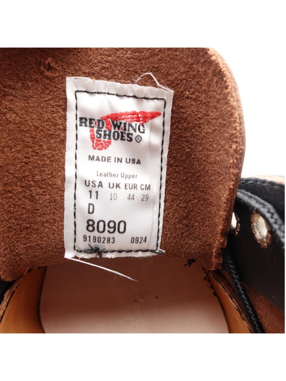 NEW Size 11 D Men's Red Wing Shop Moc Oxford Shoes 8090 Black Made in USA - Picture 2 of 10